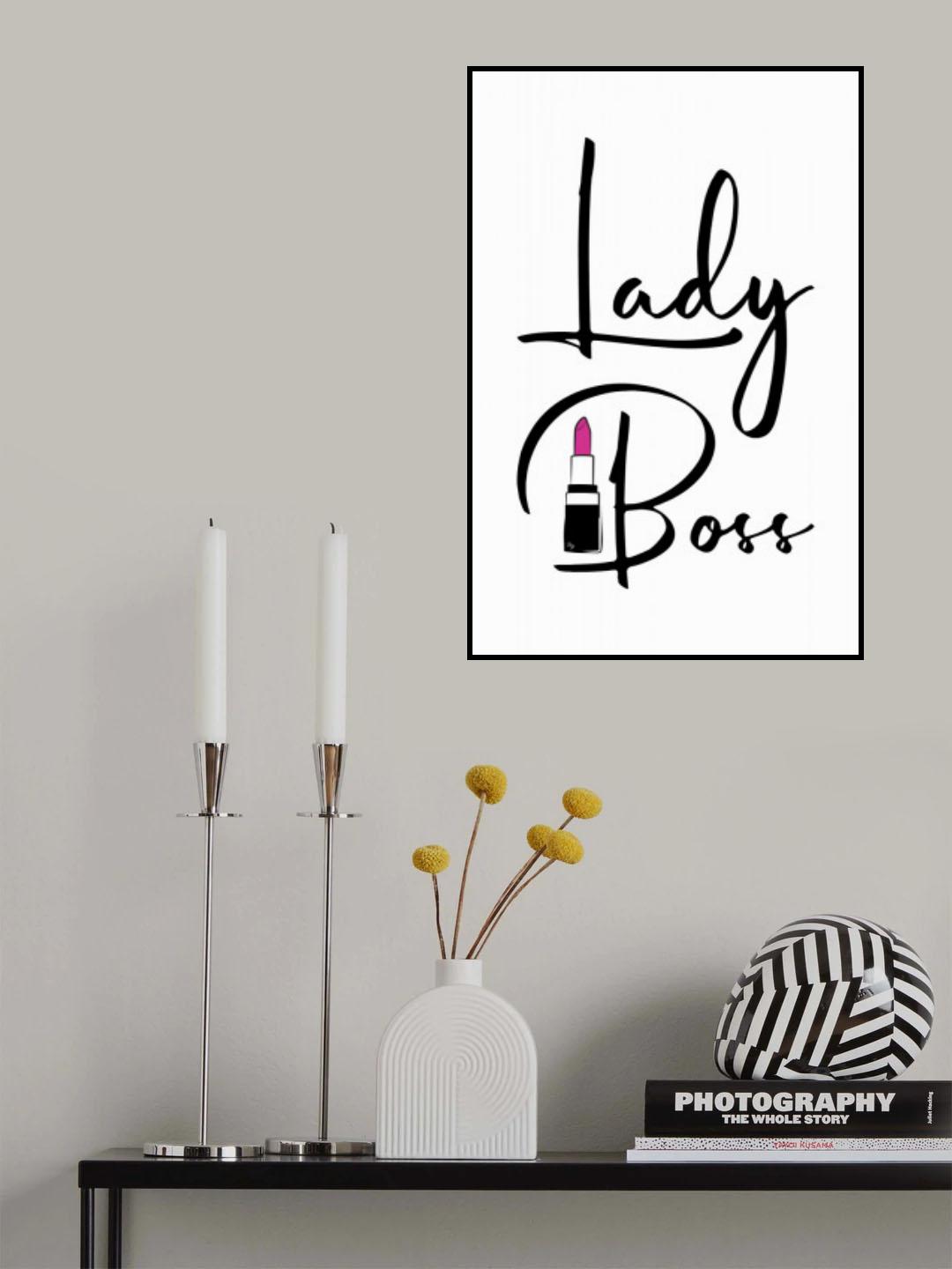 Lady Boss Poster och Canvastavla