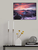 The Burning Crater Poster och Canvastavla