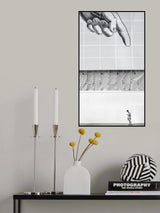 the finger points Poster och Canvastavla