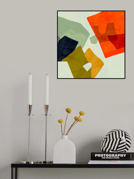 Shapes&lines6 Poster och Canvastavla