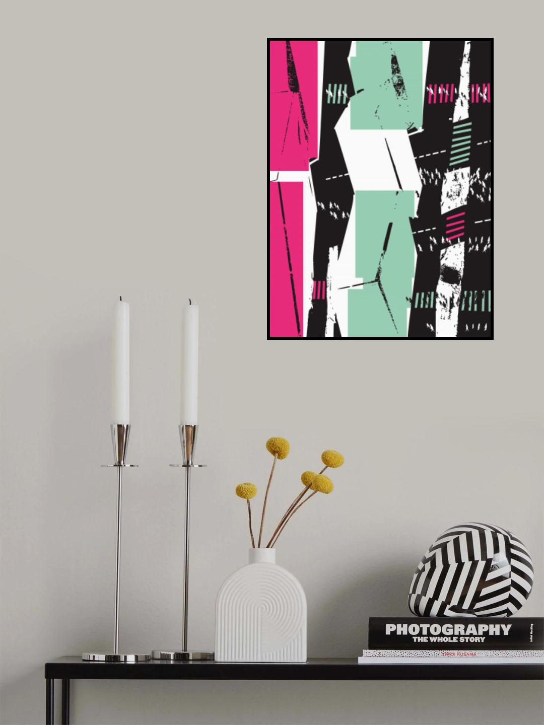 Hustling City Poster och Canvastavla