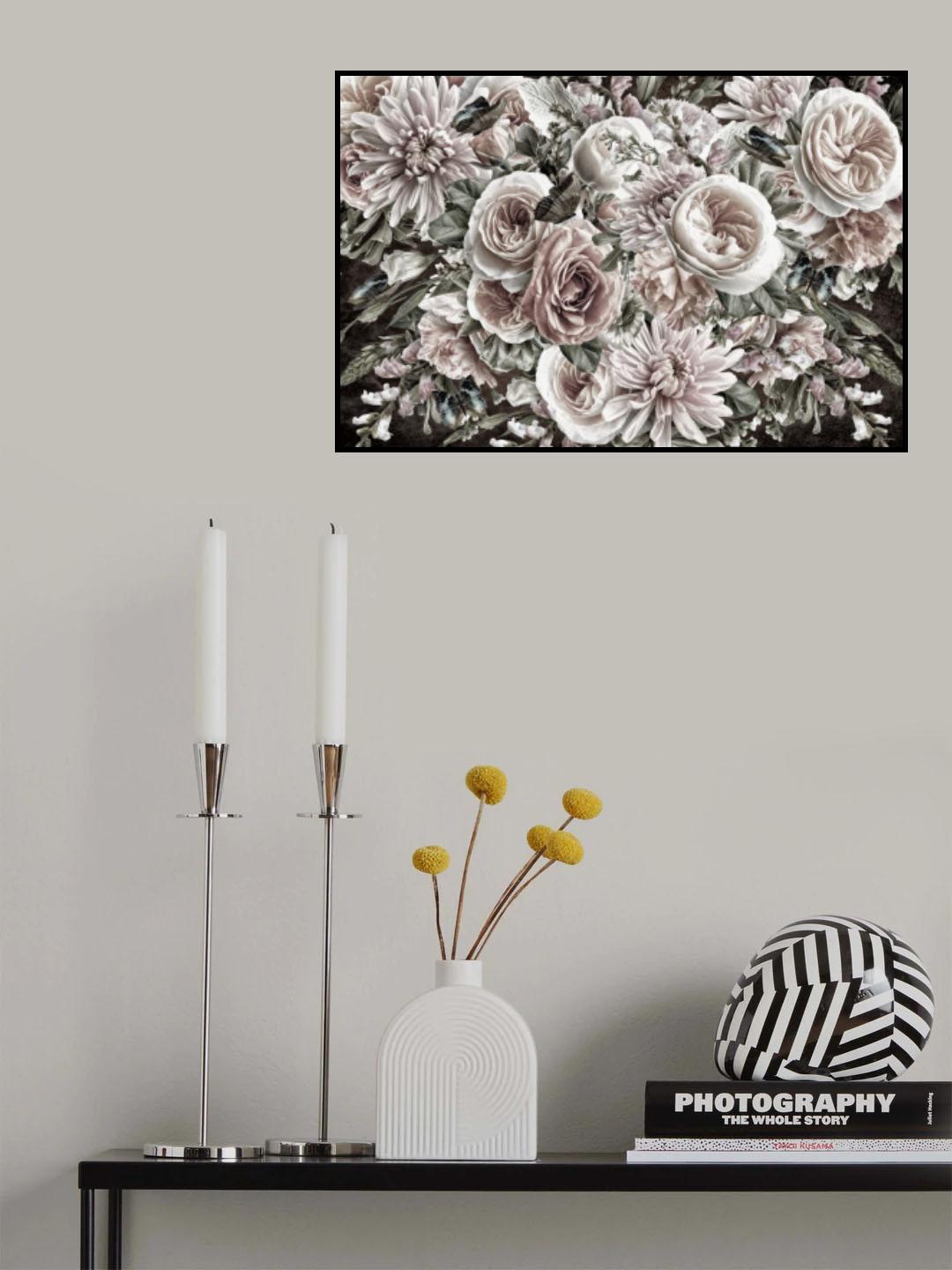 Morning Blooms Georgian Poster och Canvastavla
