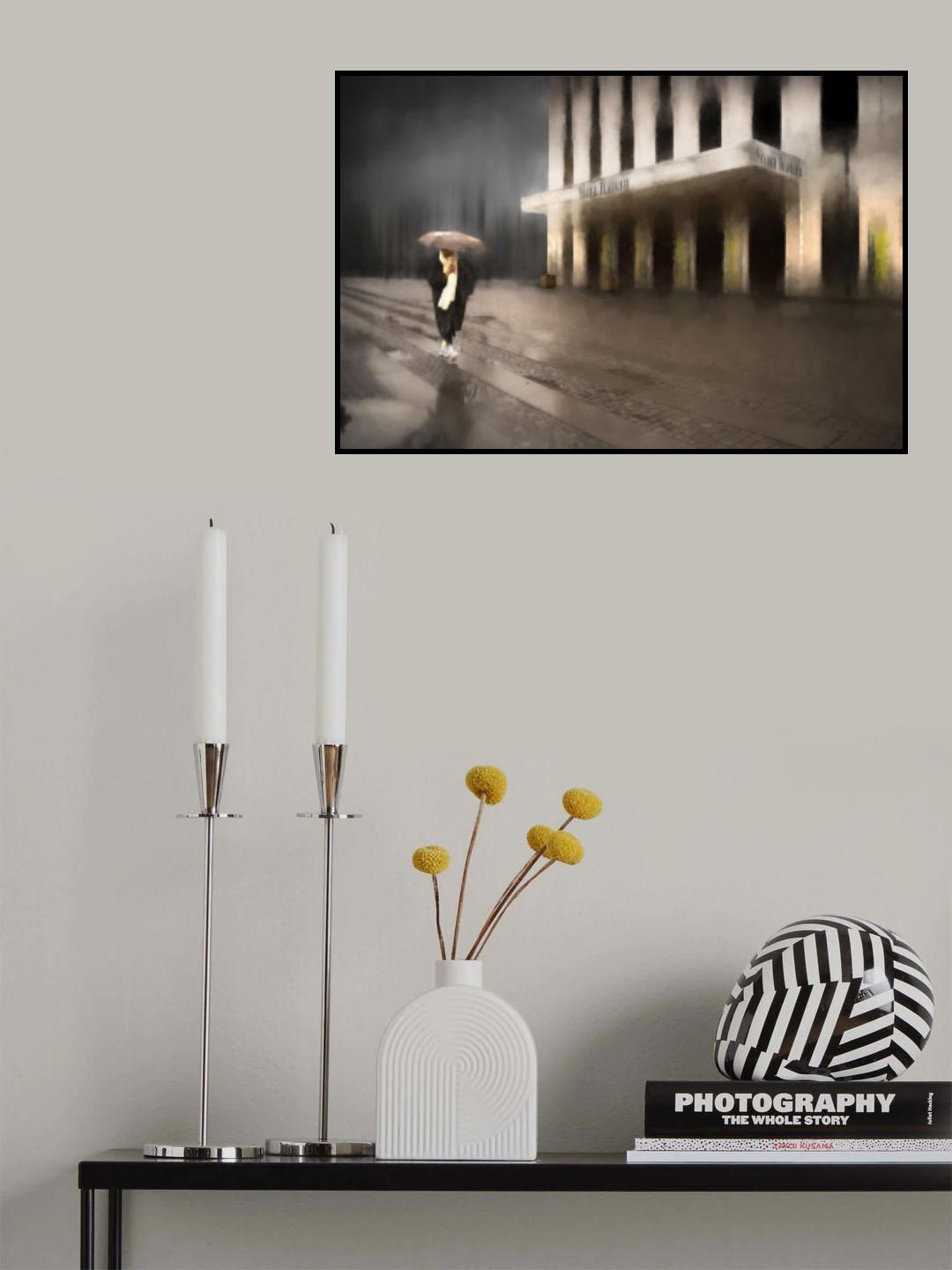 Light &amp; Colour Rose Poster och Canvastavla