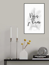I Love Paris Poster och Canvastavla