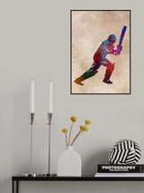 Cricket Sport Art 3 Poster och Canvastavla