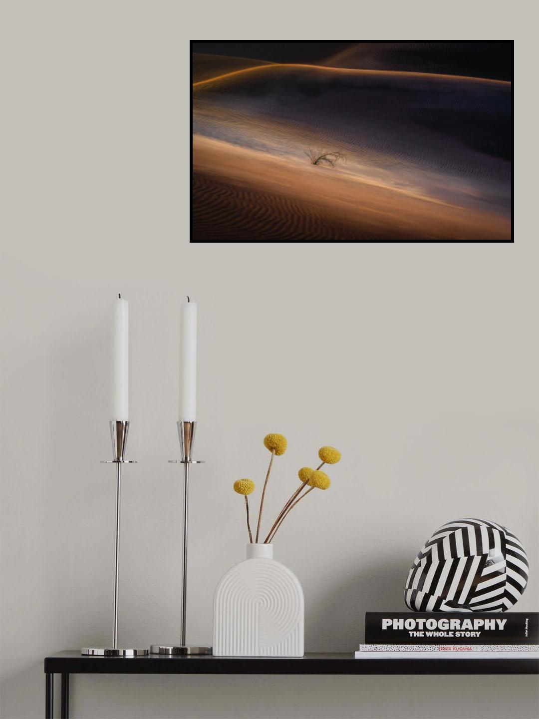 The Lone Plant in the Desert Poster och Canvastavla