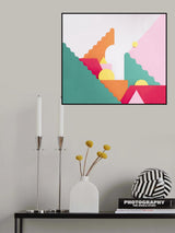 Universo Geométrico H Copia Poster och Canvastavla