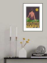 Happy Things Poster och Canvastavla
