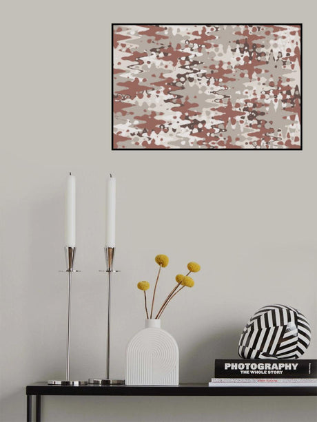 Liquid Pastel Colors Pattern Poster och Canvastavla