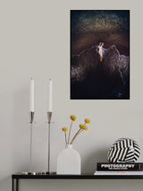 Sometimes you just have to go with the waves Poster och Canvastavla