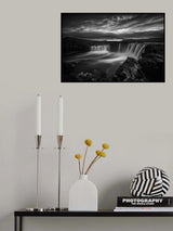 Dramatic Godafoss Poster och Canvastavla