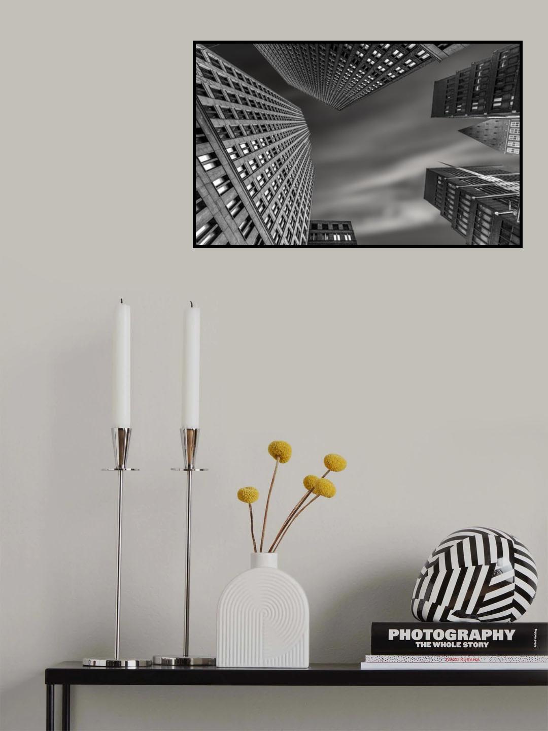 Skyscrapers The Hague Holland Poster och Canvastavla
