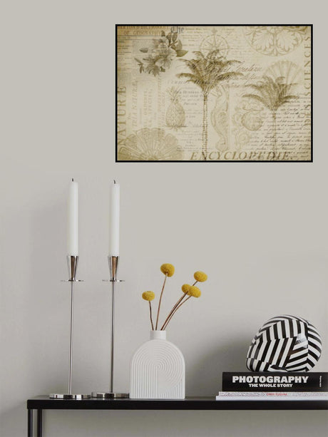 Tropical Encyclopedia Poster och Canvastavla