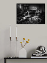 pasta making Poster och Canvastavla