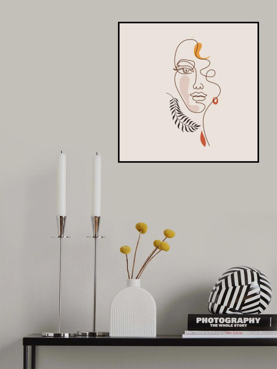 Line Girls Poster och Canvastavla