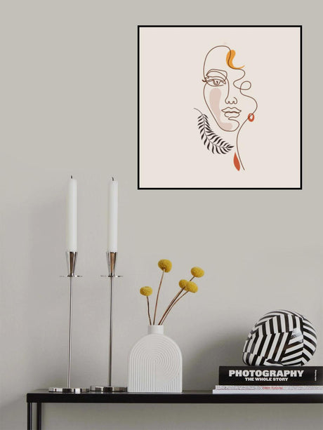 Line Girls Poster och Canvastavla