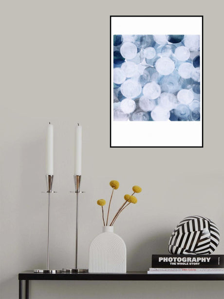 Blue Bubbles Poster och Canvastavla