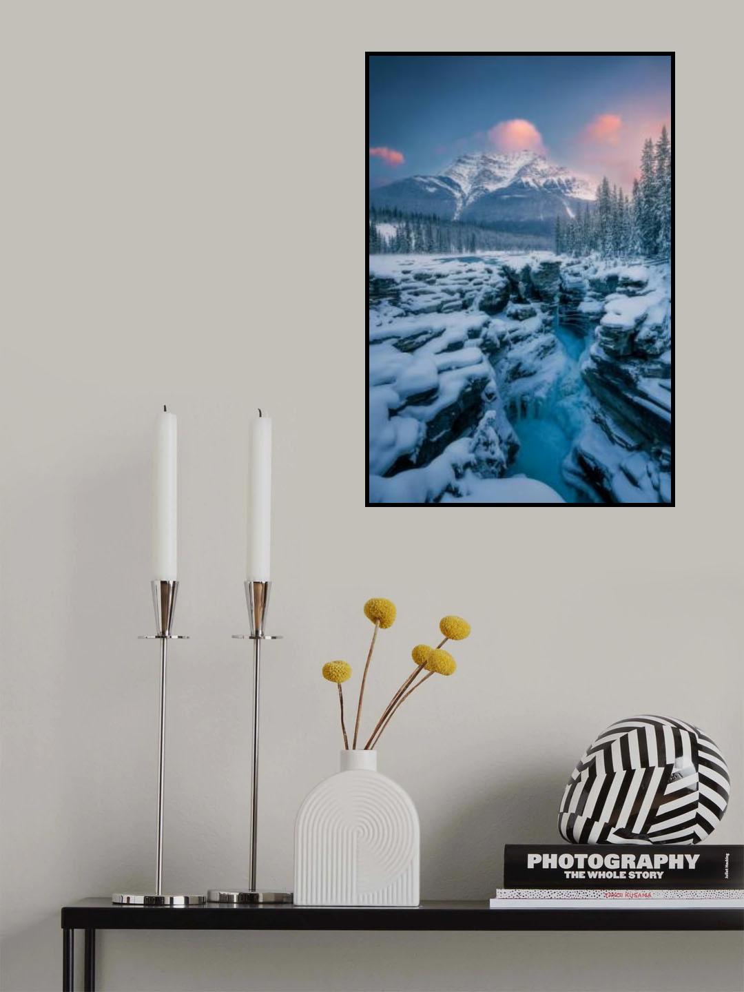 Athabasca Falls Poster och Canvastavla