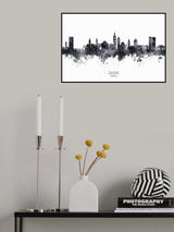 Zadar Croatia Skyline Poster och Canvastavla