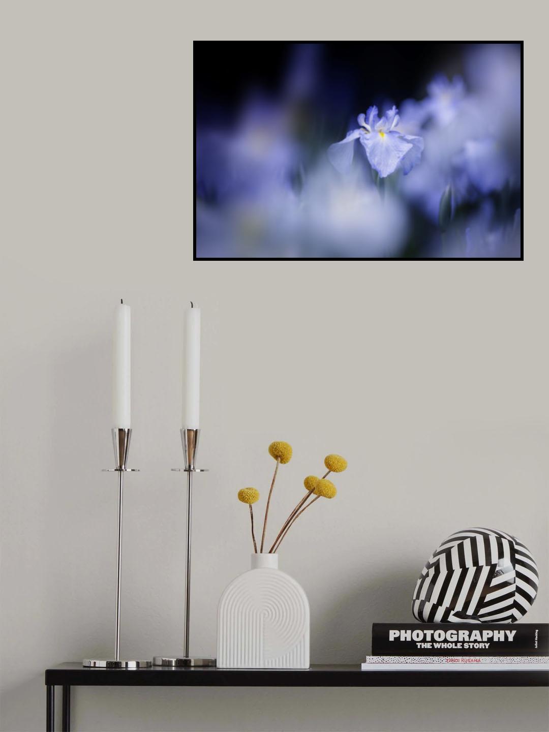 Blue glow Poster och Canvastavla
