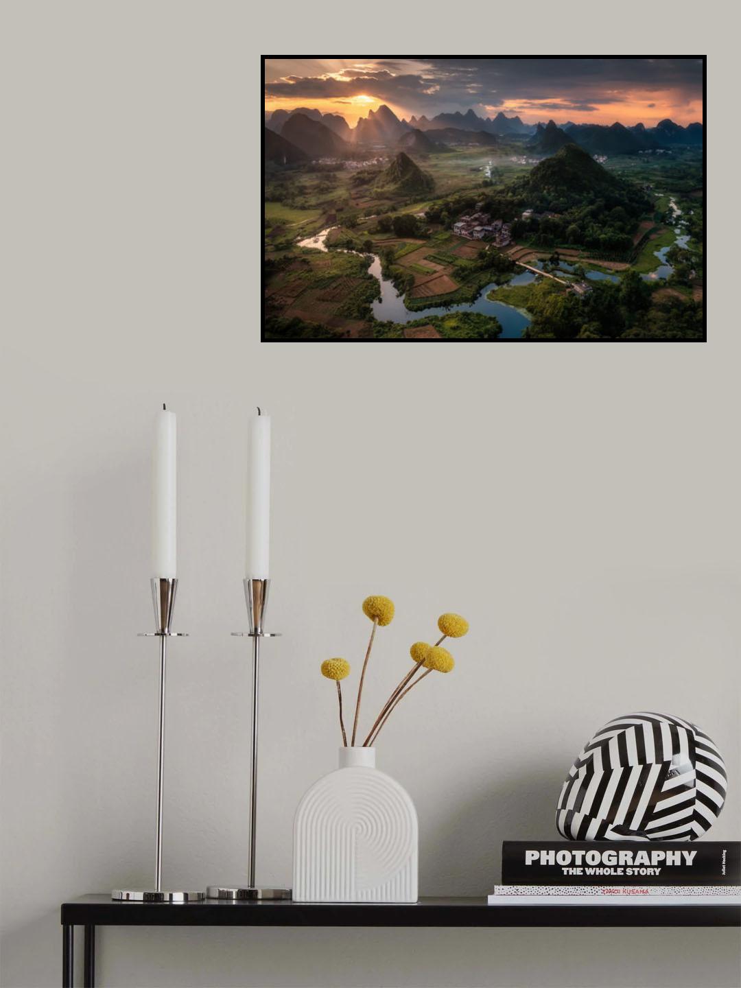 Five Fingers Mountain Poster och Canvastavla