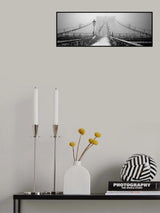 New York Walker in Blizzard Poster och Canvastavla