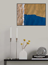 When the muddy river meets the ocean Poster och Canvastavla