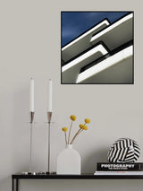 Four white balconies Poster och Canvastavla