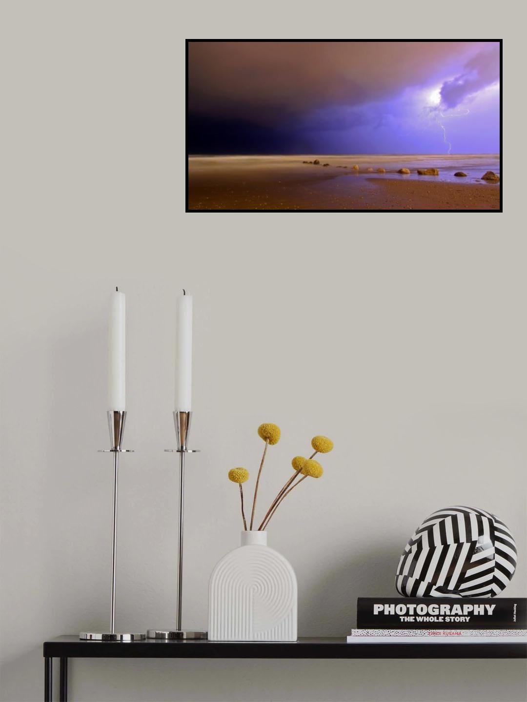 Electric Night Poster och Canvastavla