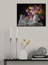 Still life with spring flowers Poster och Canvastavla