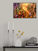 Orange Flash Poster och Canvastavla