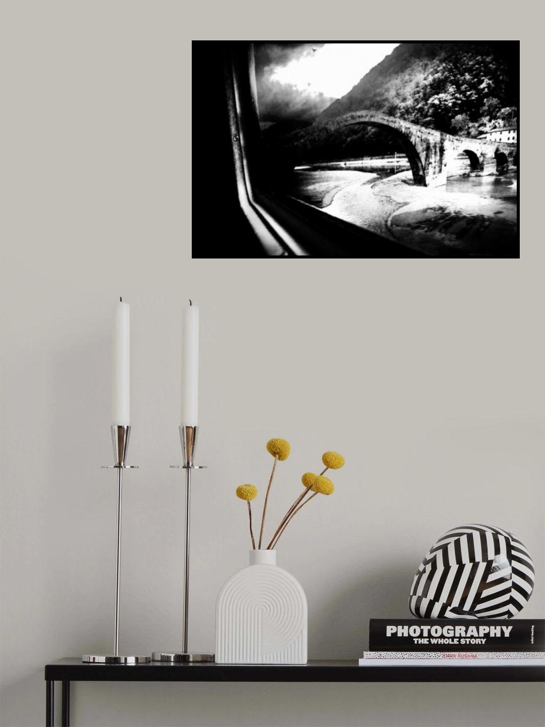along the Serchio river 4/5 Poster och Canvastavla