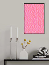 Pink Silk Pattern Poster och Canvastavla