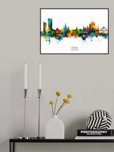 Bonn Germany Skyline Poster och Canvastavla