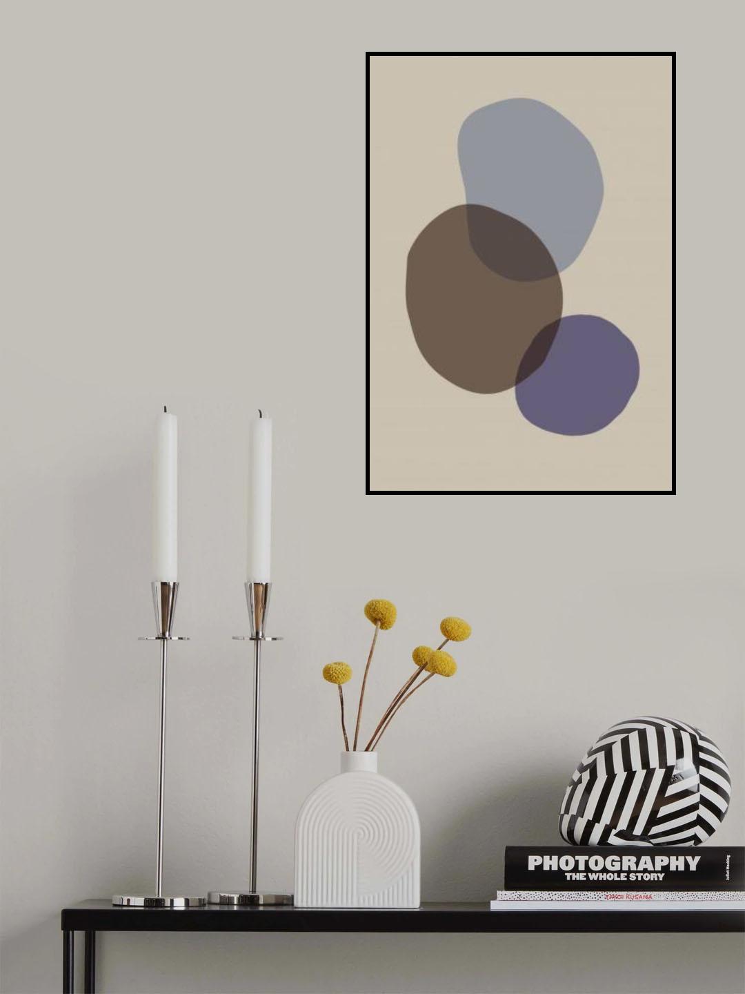 Organic Shapes 05 Poster och Canvastavla