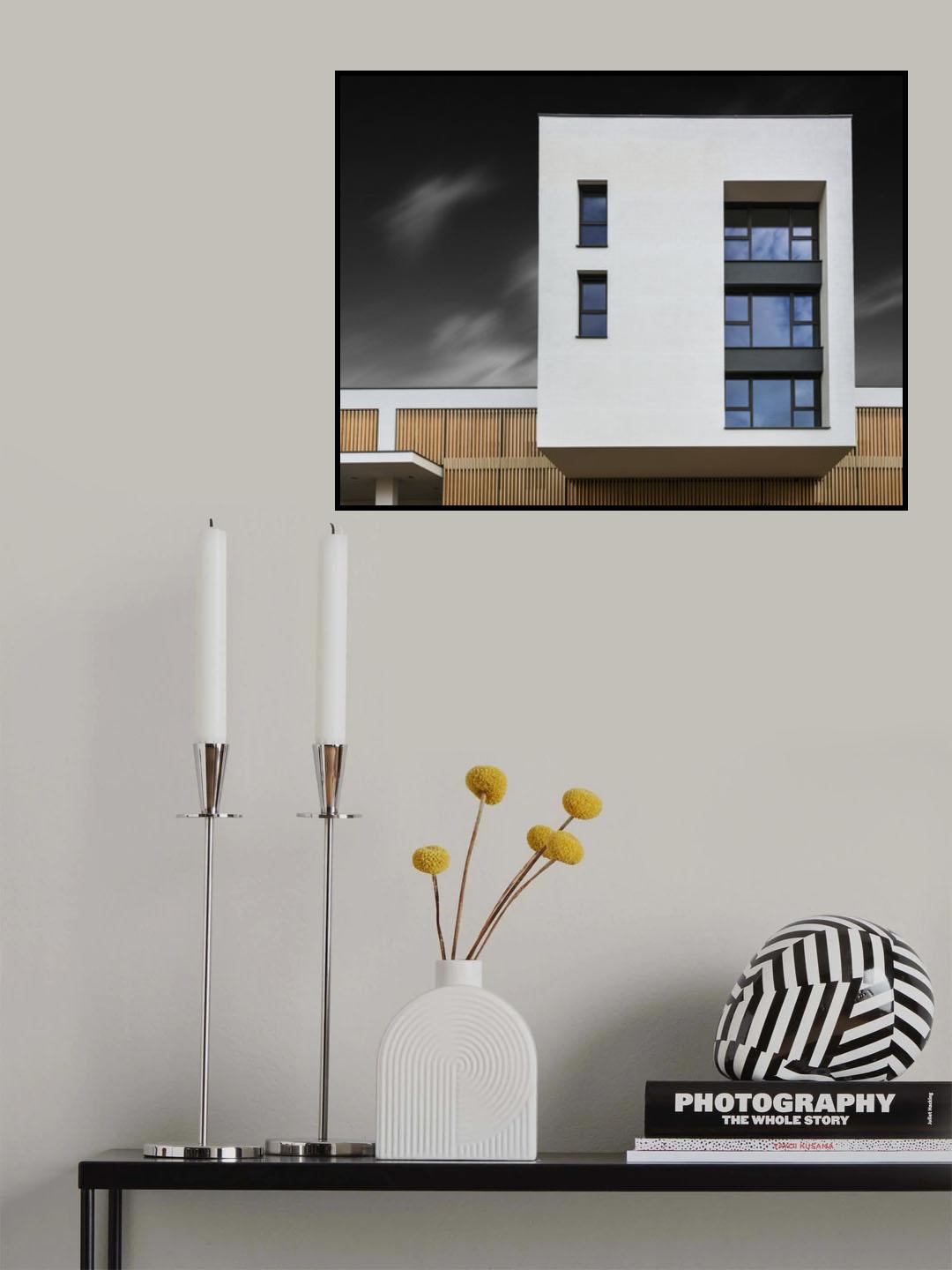 white square Poster och Canvastavla