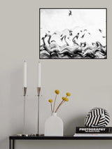 Swans waves Poster och Canvastavla
