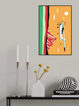 Airplane Landscape Poster och Canvastavla