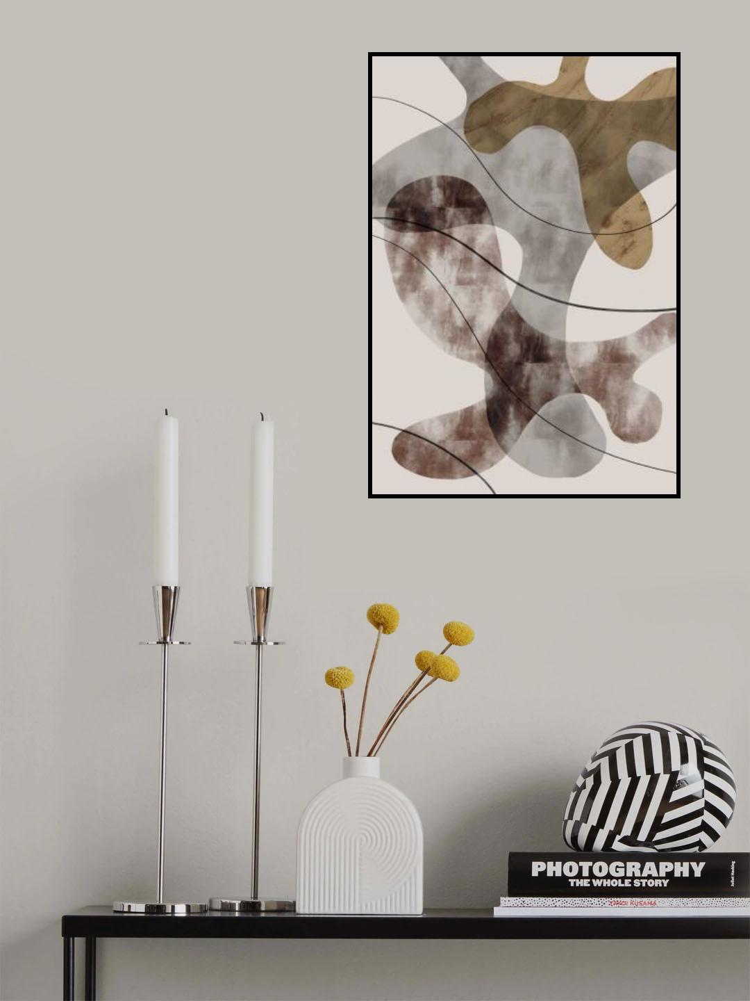 Brown Seaweed Poster och Canvastavla