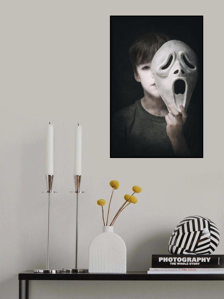 Behind The Mask Poster och Canvastavla