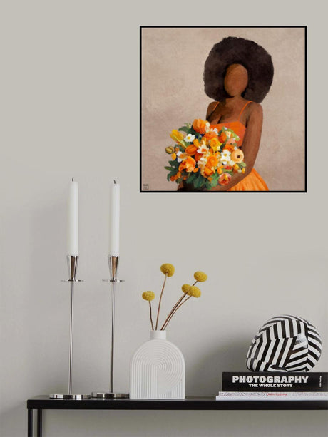 Orange Poster och Canvastavla