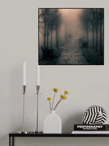 Misty Path Poster och Canvastavla