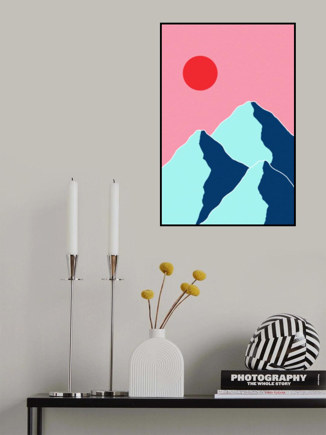 Minimal Mountain Tops #2 Poster och Canvastavla