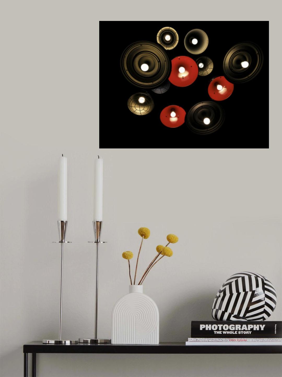 decorative chandelier Poster och Canvastavla
