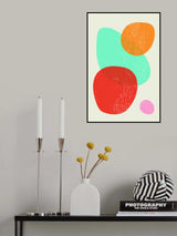 Bright Abstract Shapes #1 Poster och Canvastavla