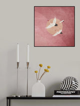 Flying Cranes Poster och Canvastavla