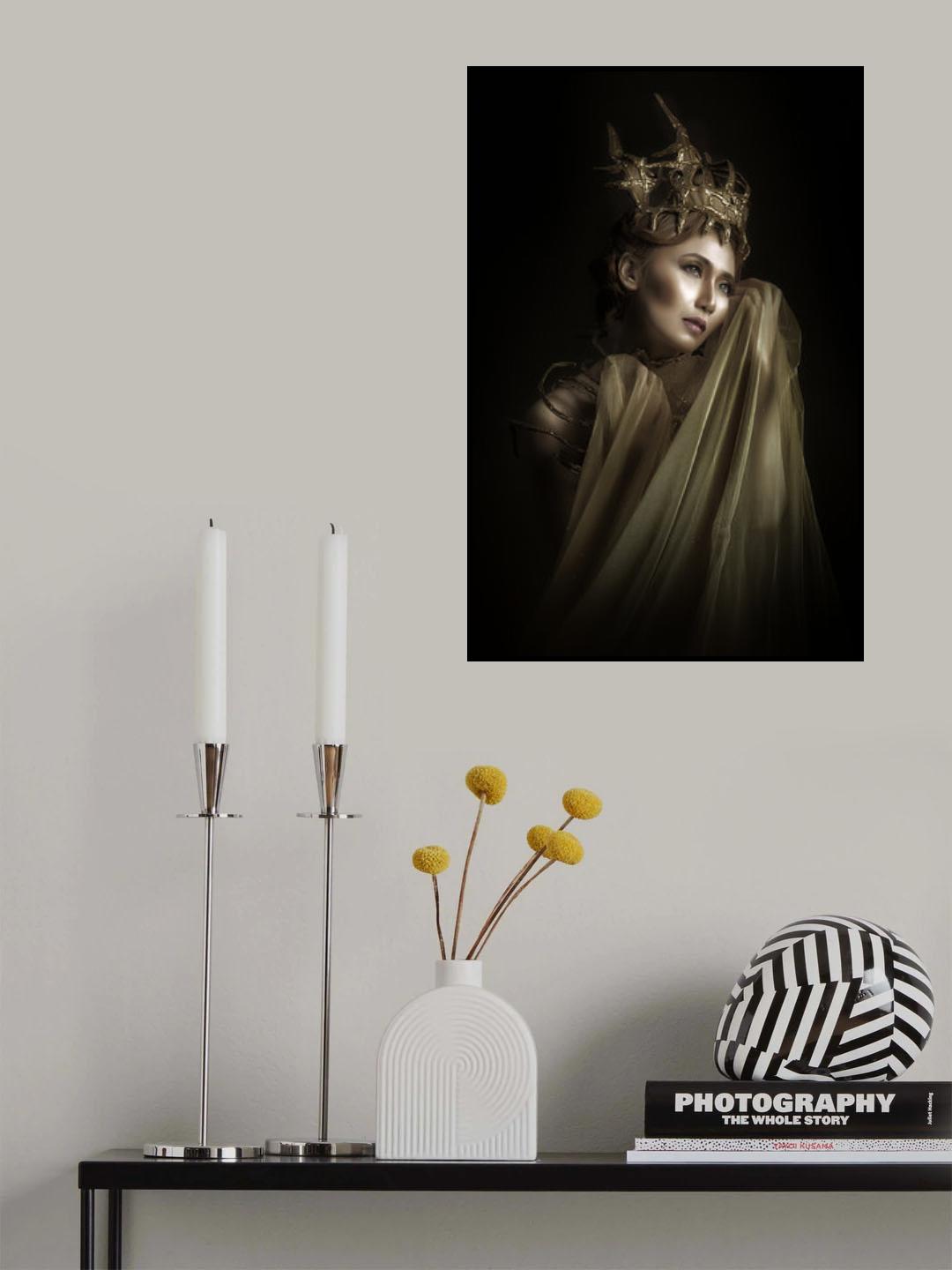 Melancholic Princess Poster och Canvastavla