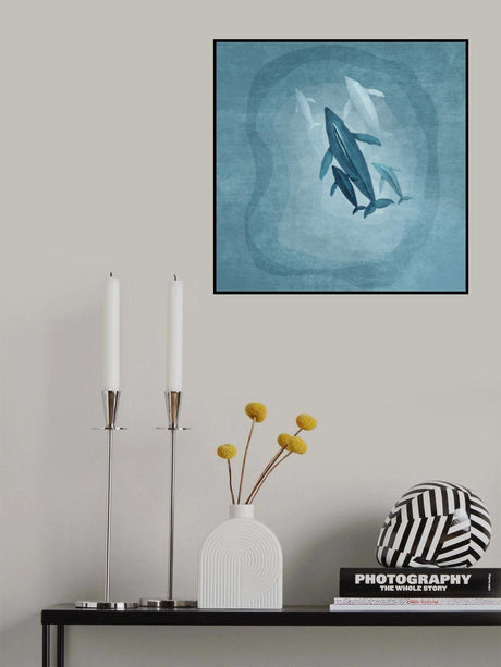 Whalesfamily Poster och Canvastavla