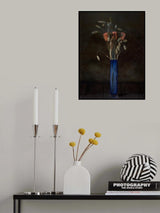 Blue vase Poster och Canvastavla