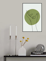 Abstract Minimal Hand #4 Poster och Canvastavla